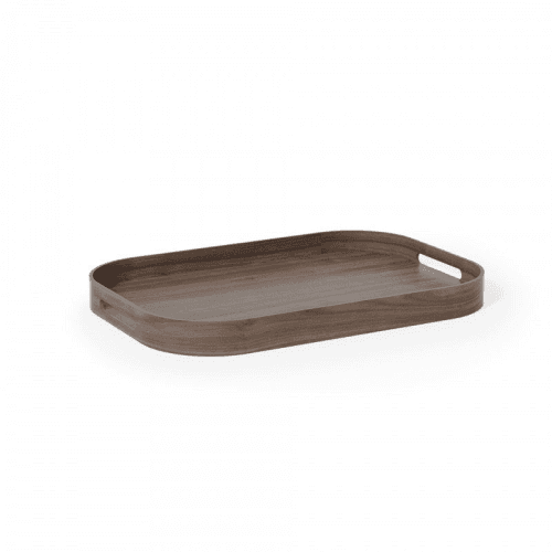 Image showing the Bellhop 402 Rectangular Tray, Walnut product.
