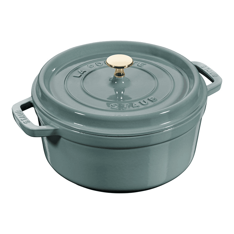 Cast Iron Cocotte, 24cm, Eucalyptus