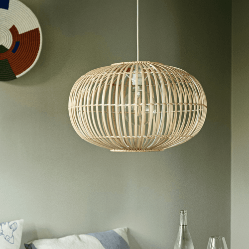 Image showing the Zep Lampshade, D48 x H30.5cm, Natural product.