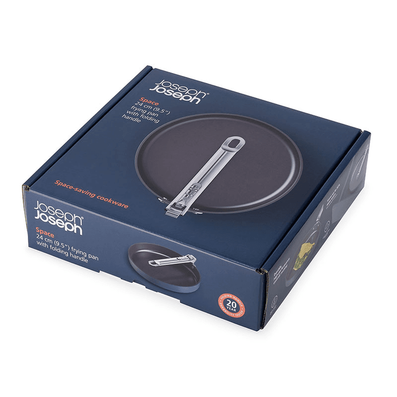 Space Folding Frying Pan, 24cm, Midnight Blue