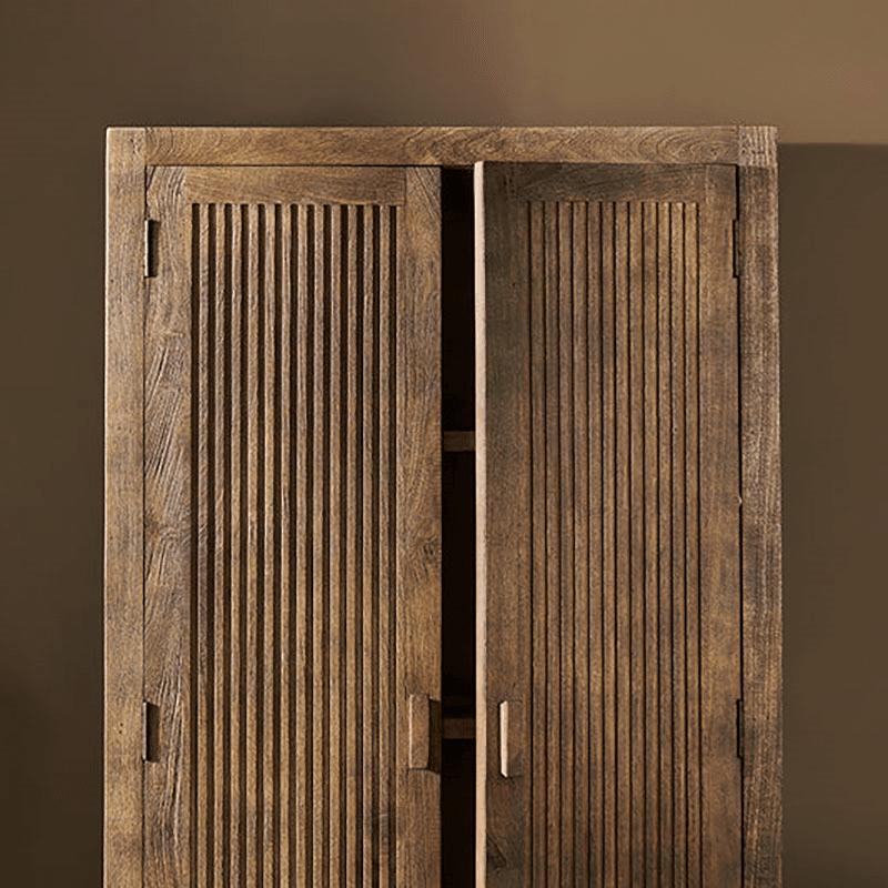 Yasha Mango Wood Cabinet, Natural