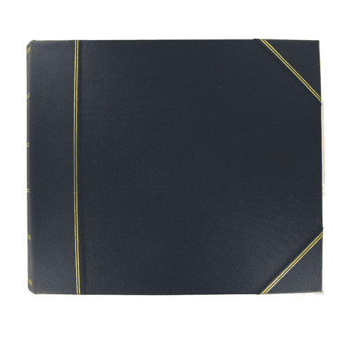 Image showing the Original Landscape Half Bound Photo Album, 31 x 36.5cm, Blue product.