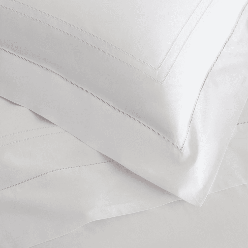 Allegra Oxford Pillowcase, White