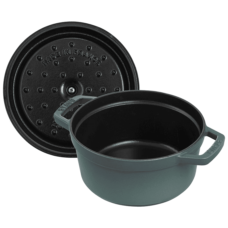 Cast Iron Cocotte, 24cm, Eucalyptus