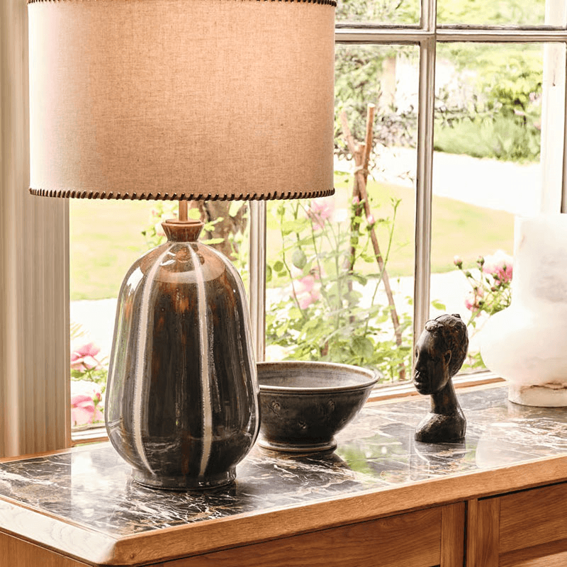 Sadie Table Lamp, H64.5cm, Blue