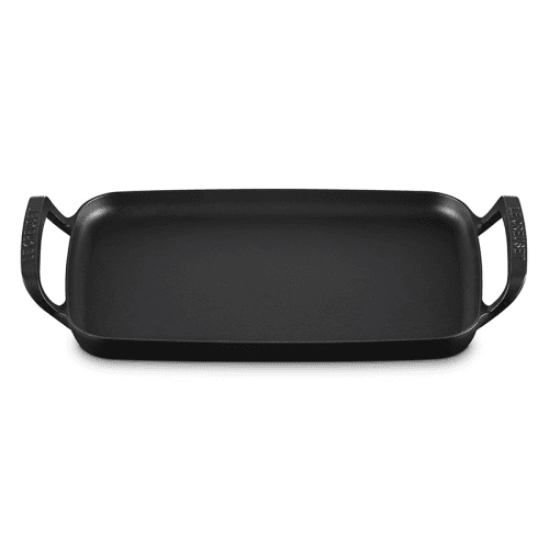 Image showing the BBQ Rectangular Griddle, Satin Black product.