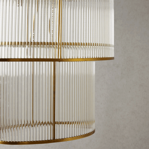 Image showing the Ioki Oval Chandelier, Antique Brass product.