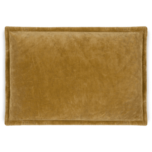 Image showing the Sela Velvet Cushion Cover, Ochre product.