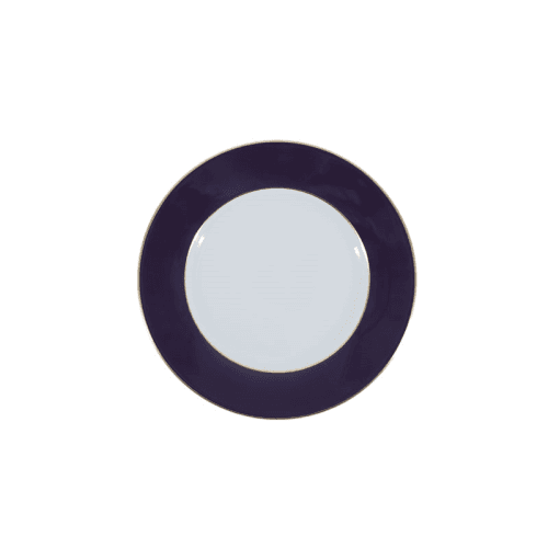 Image showing the Sous Le Soleil Bread Plate, D16.5cm, Matt Gold Classic Night Blue product.