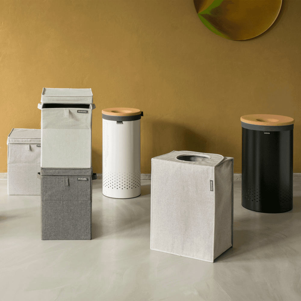 Stackable laundry box, 35 litre, Grey