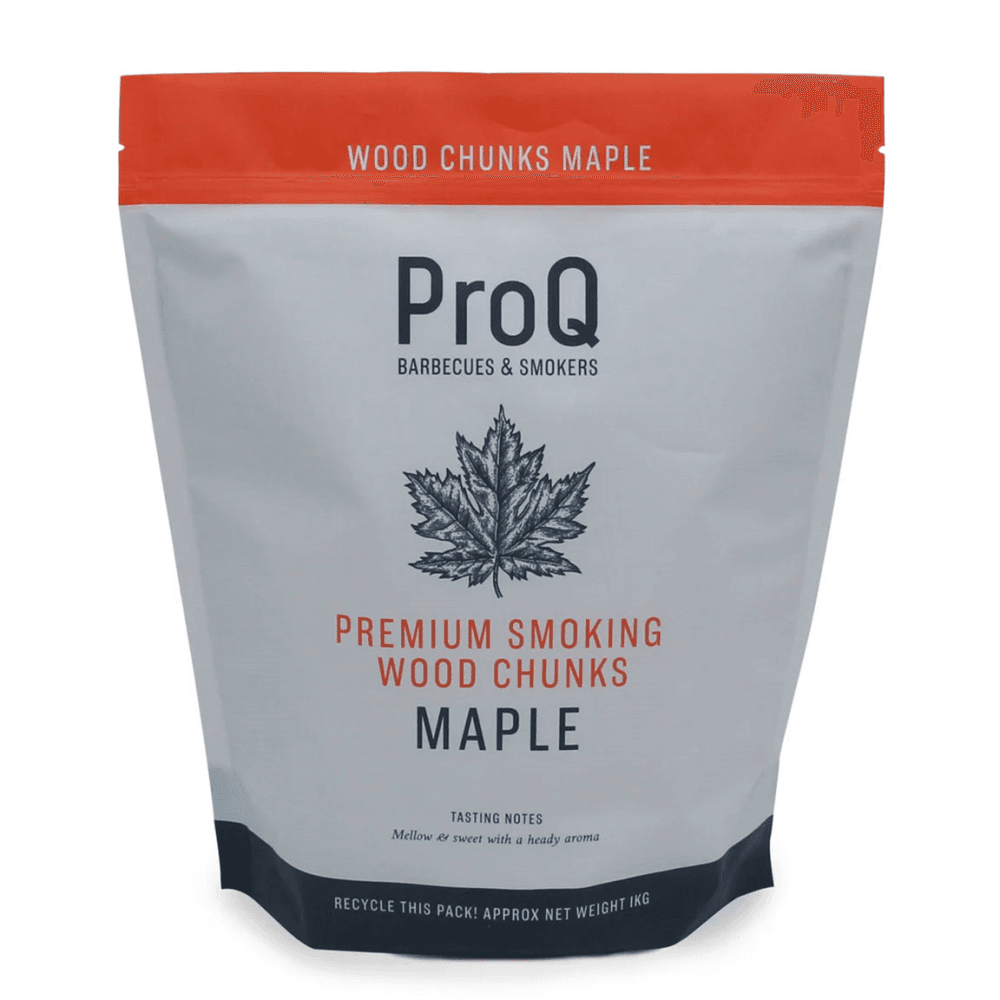Maple Smoking wood chunks bag, Beige
