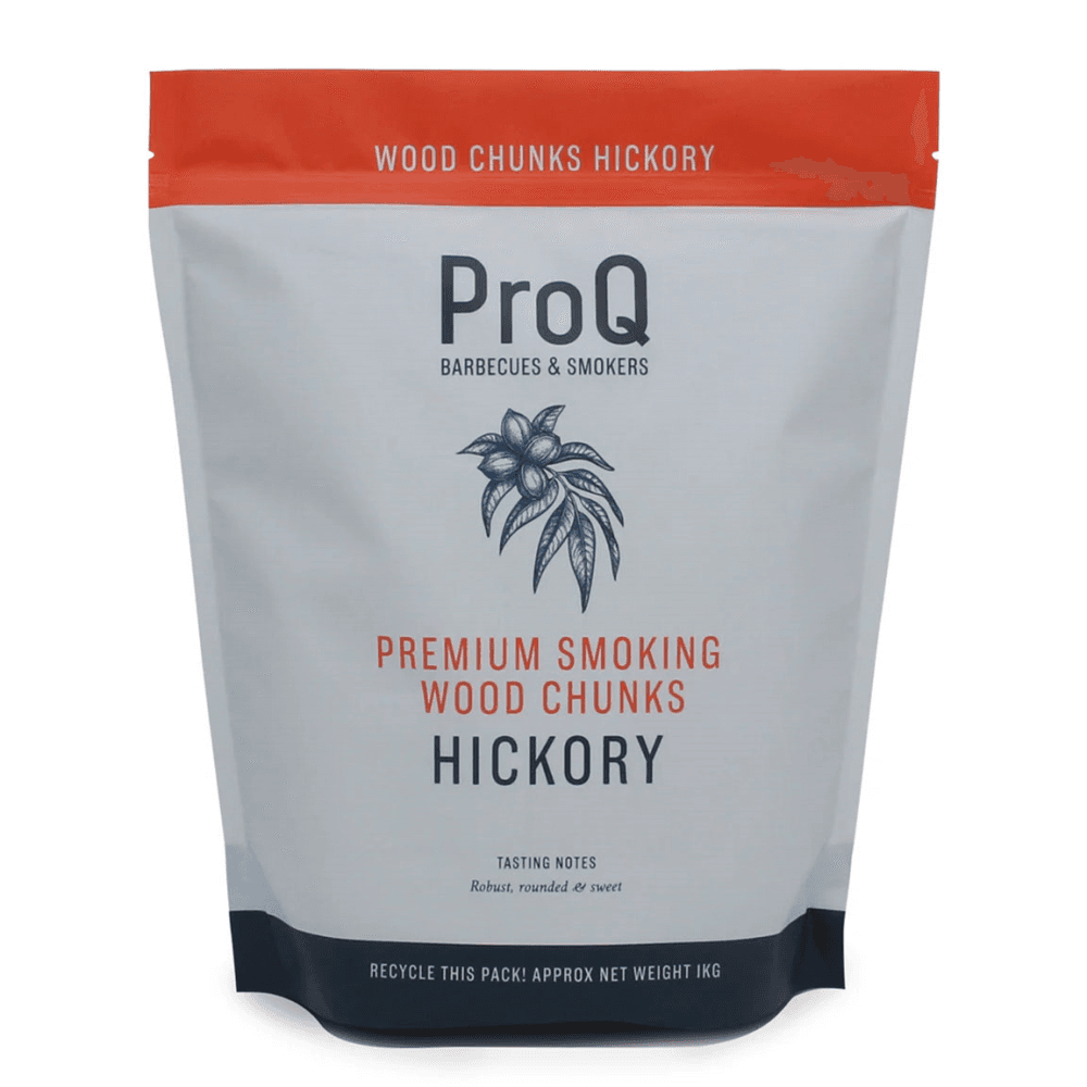 Hickory Smoking wood chunks bag, Beige