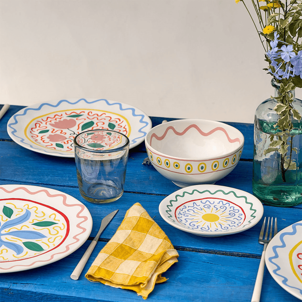Summer Bliss Sun Appetizer Plate, Multi