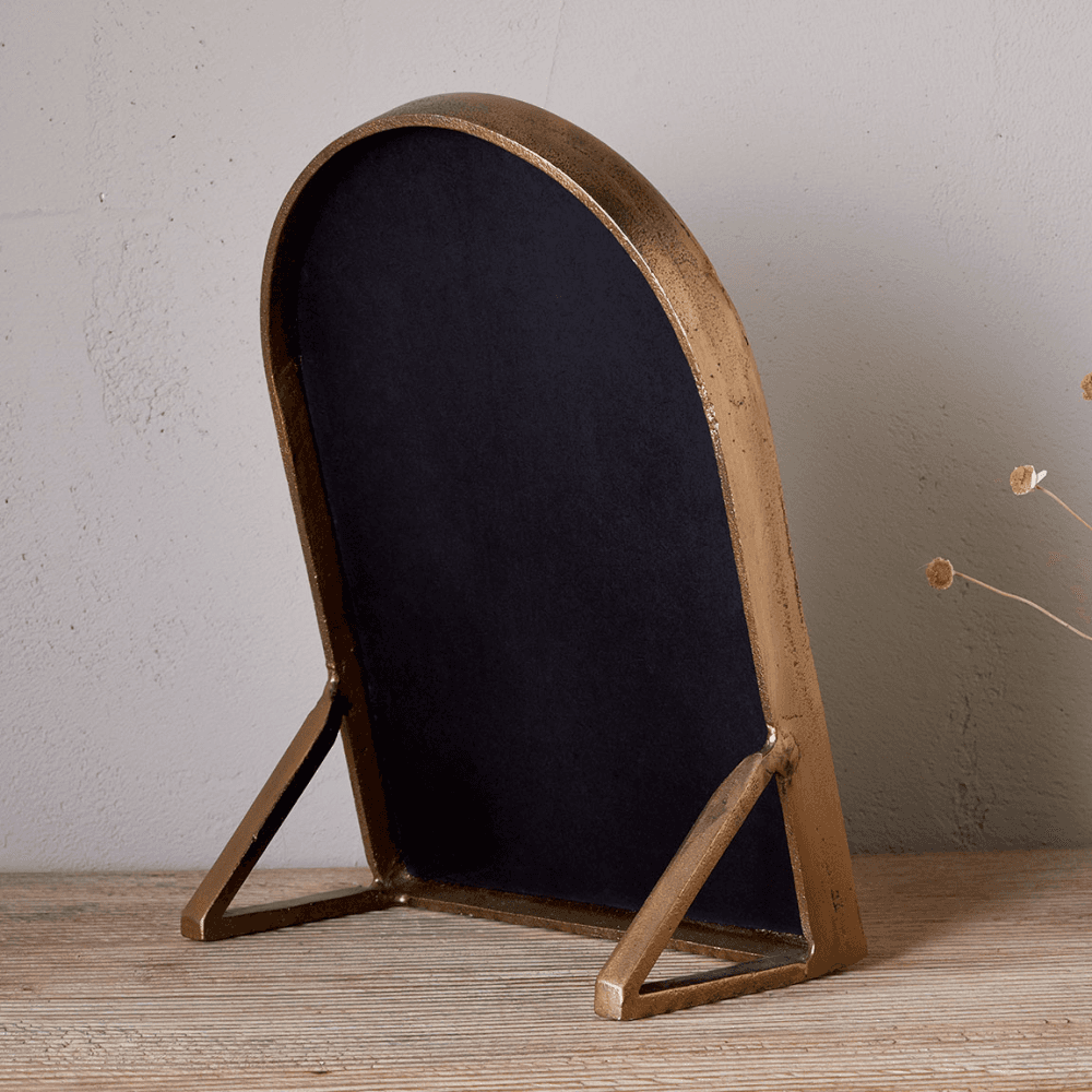 Cayce Vanity Mirror, Antique Brass