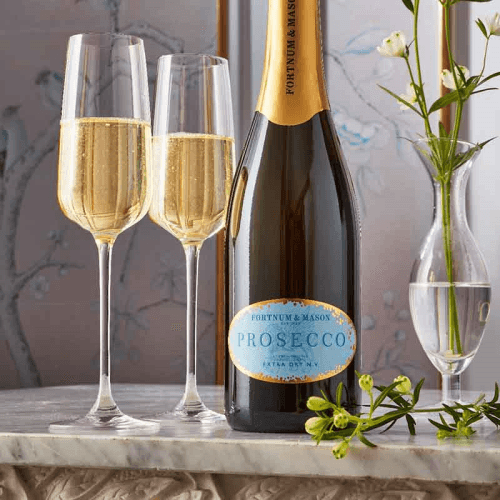 Image showing the The Sparkling Quartet Wicker Gift Set product.