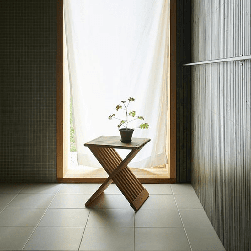 Fionia Stool, W40 x D33.5 x H44cm, Teak