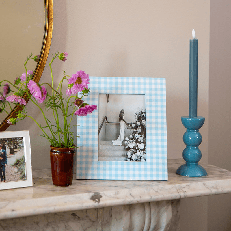 Gingham Photo Frame