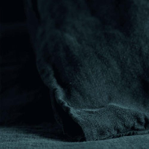 Image showing the Linen Duvet Cover, Super King, Darkest Spruce product.