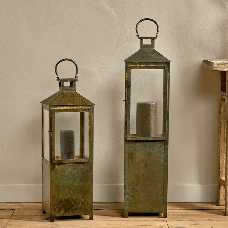 Asharu Lantern, H88cm, Antique Patina