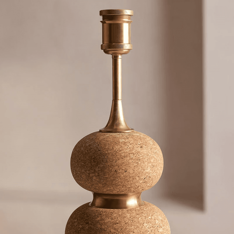 Naomi Table Lamp, H90cm, Brown