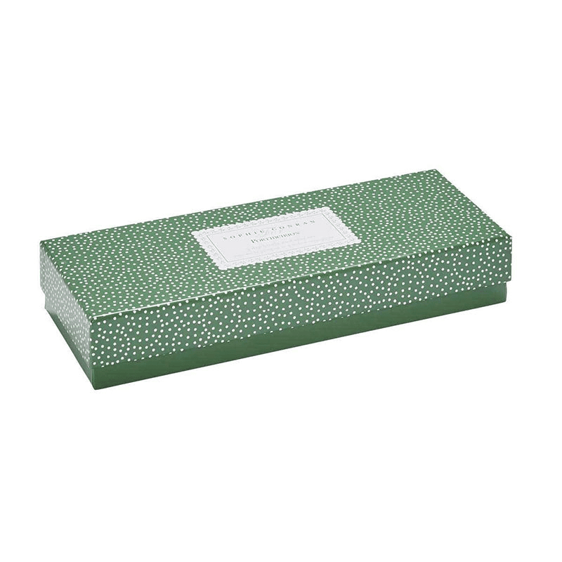 Mistletoe Serving bowl set, L27.5 x W10cm, White/ Green