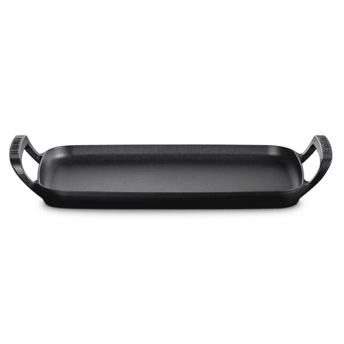 Image showing the BBQ Rectangular Griddle, Satin Black product.