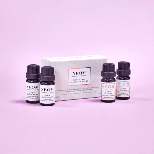 Image showing the Ultimate Calm Set of 4 Essential Oil Blends product.