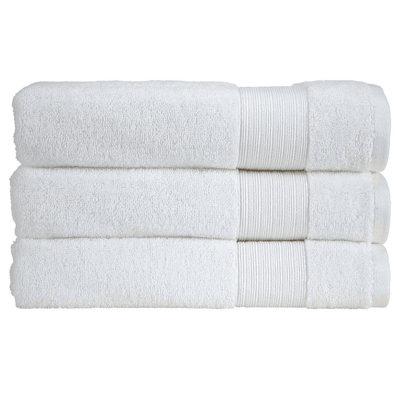 Organic Eco Twist Face Cloth, White