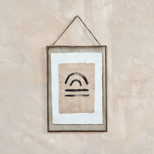 Image showing the Kiko Rectangle Portrait Frame, Antique Brass product.