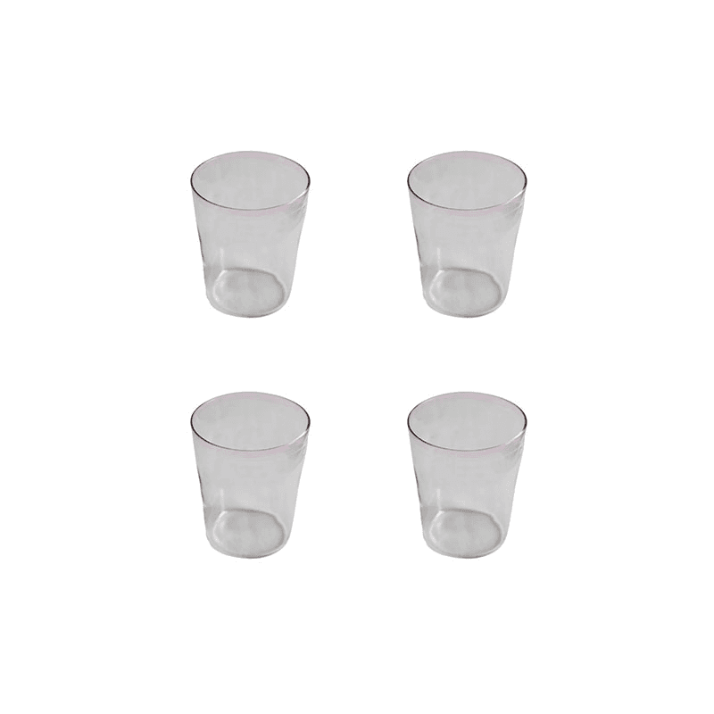 Set of 4 Tumblers, Rose Pink