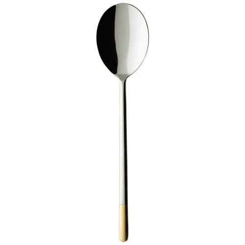 Image showing the Ella Dinner Spoon, Stainless Steel with Partial Gold Plate product.