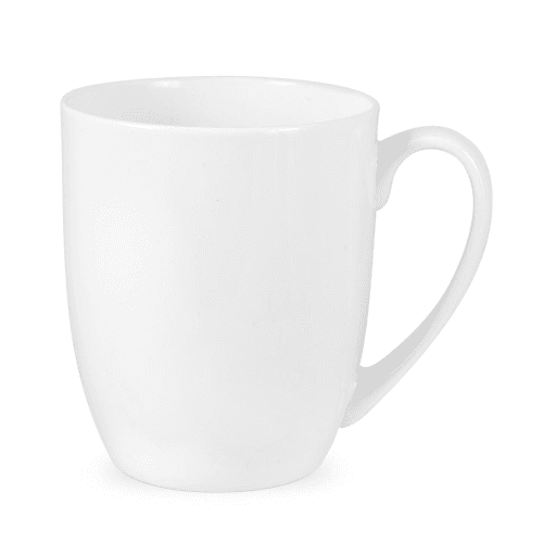 Image showing the Serendipity Set of 4 Mugs, 350ml, White product.