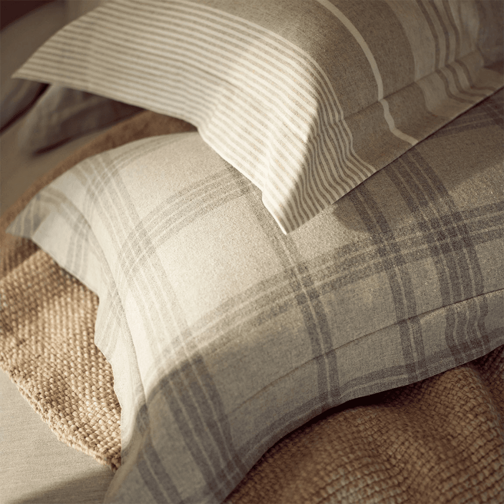 Arno Oxford Pillowcase, Grey