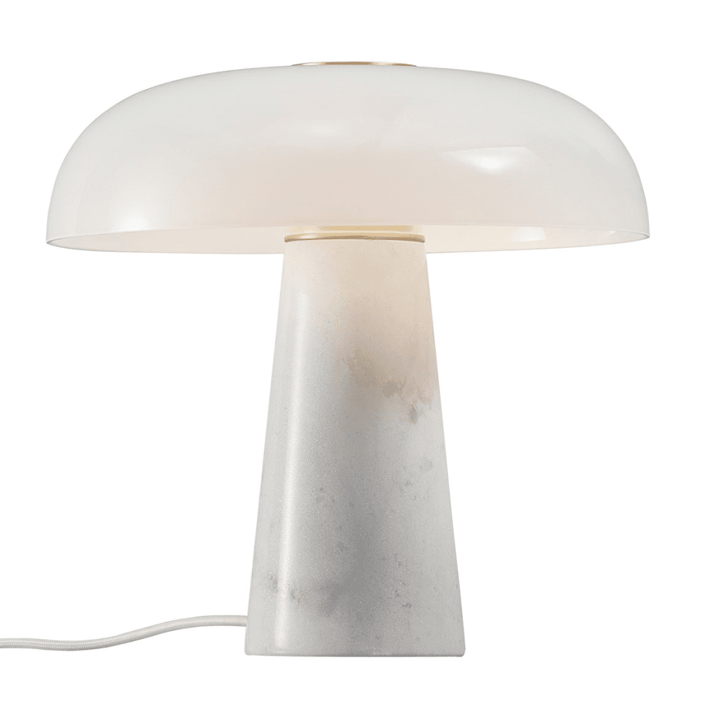 Glossy Table Lamp, Opal white