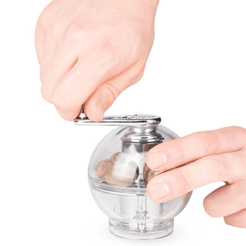 Image showing the Tidore Nutmeg Mill, 11cm, Clear Acrylic product.