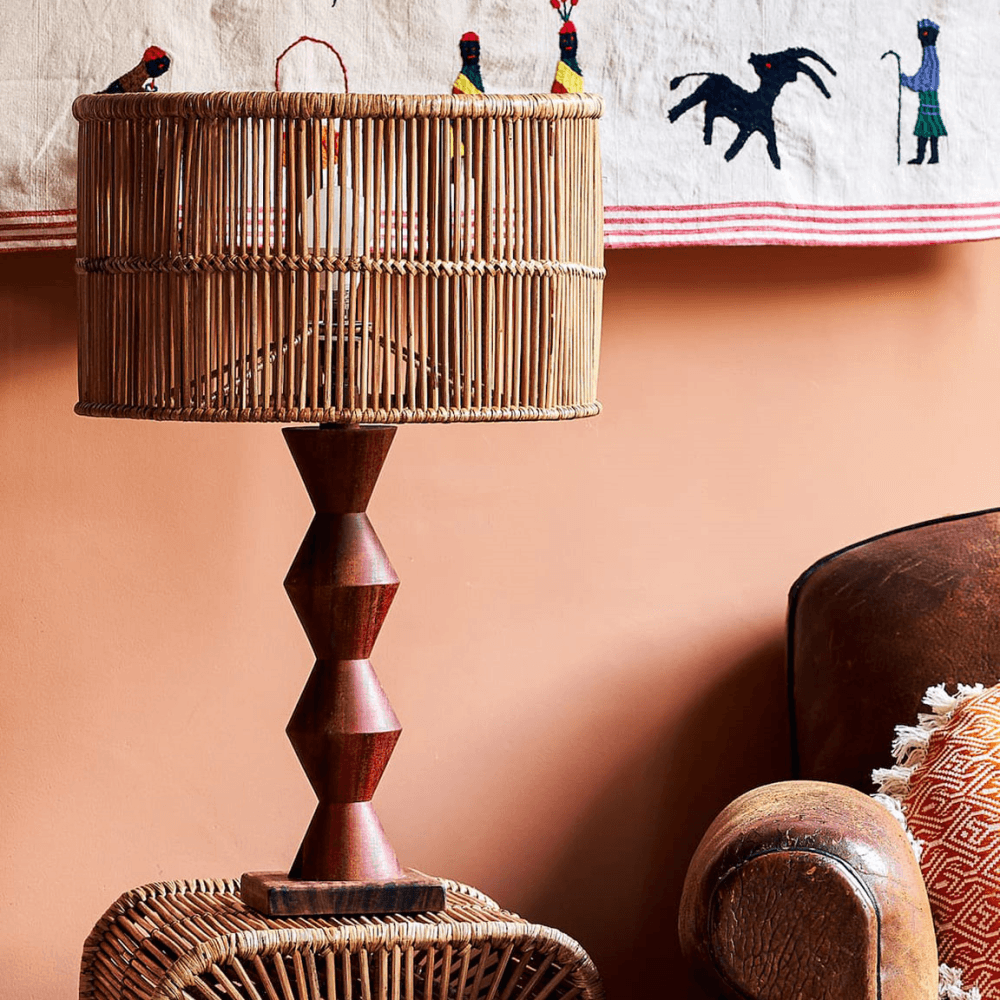 Mizo Table Lamp, Natural