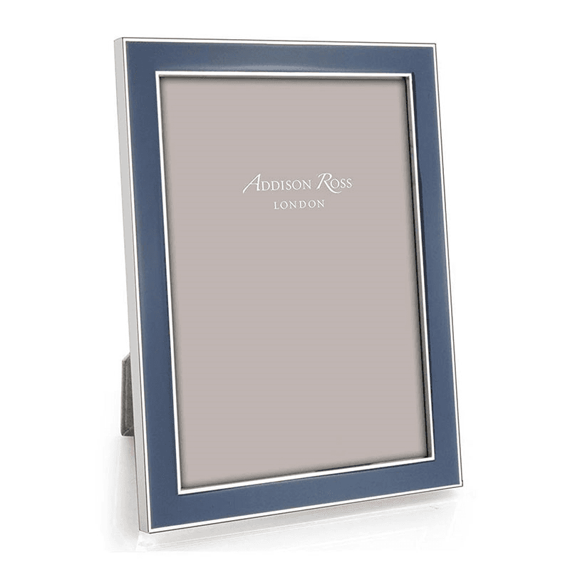 Enamel Photo Frame, 8 x 10", Denim