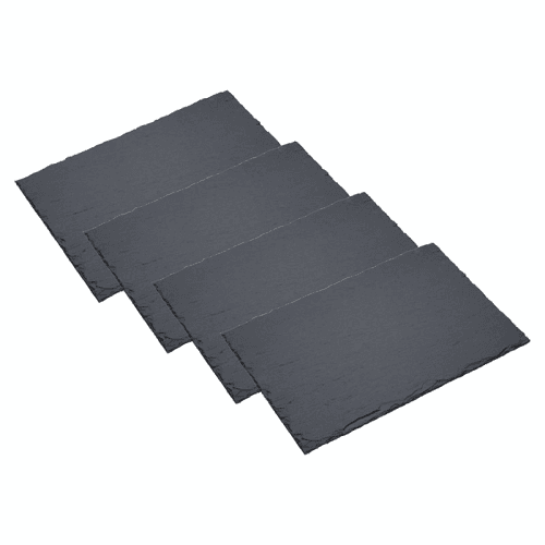 Image showing the Set of 4 slate placemats product.