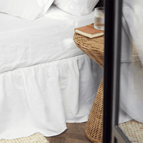 Image showing the Fitted Sheet, King, White product.