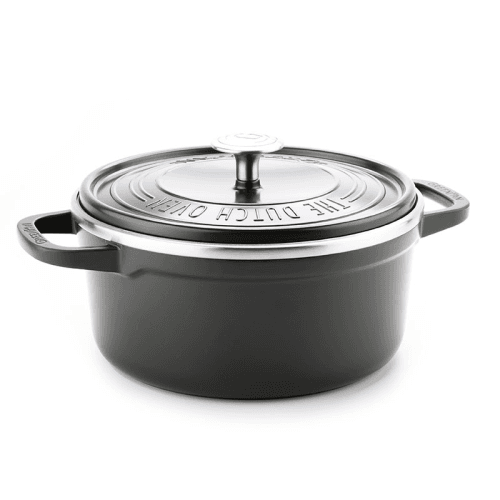 Image showing the Featherweights Non-Stick Casserole with Lid, 22cm, Black product.