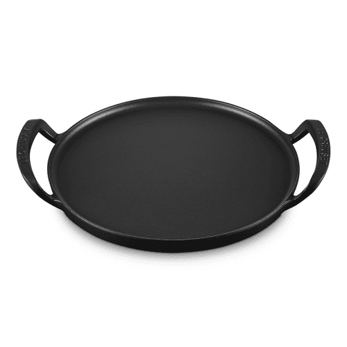 Image showing the BBQ Round Pizza Pan, Satin Black product.