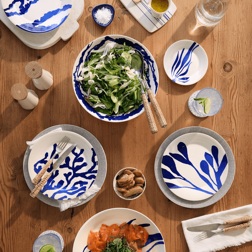 Pacific Serving Bowl, Blue