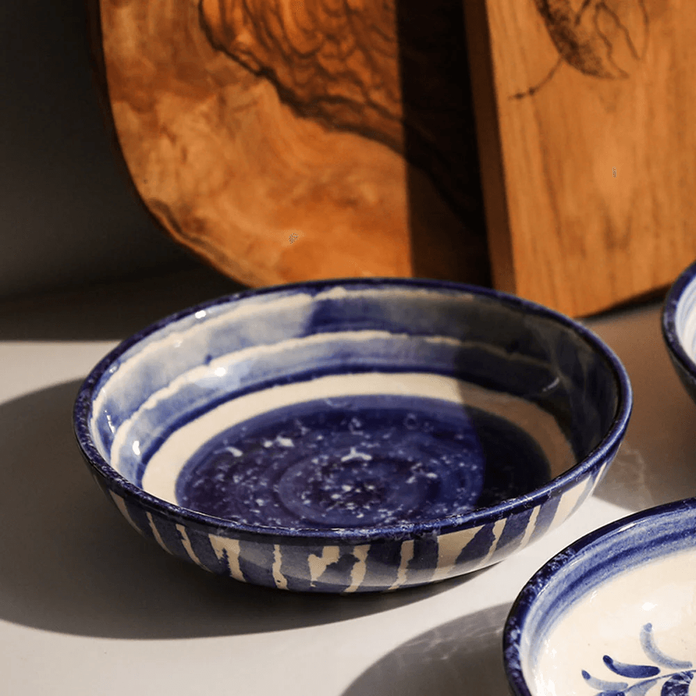 Stripe Serving Bowl