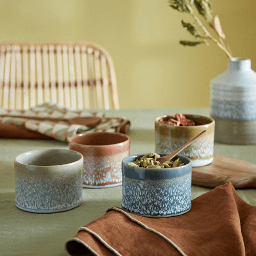 Image showing the Kiln Accents Small Pot, D8.5cm, Taupe product.