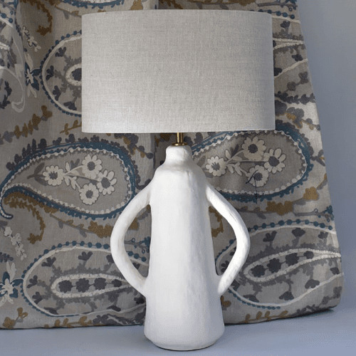 Image showing the Rumba Chico Table Lamp, H36cm, White product.