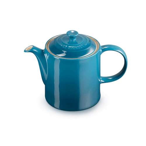 Image showing the Le Creuset Stoneware Grand Teapot Deep Teal product.