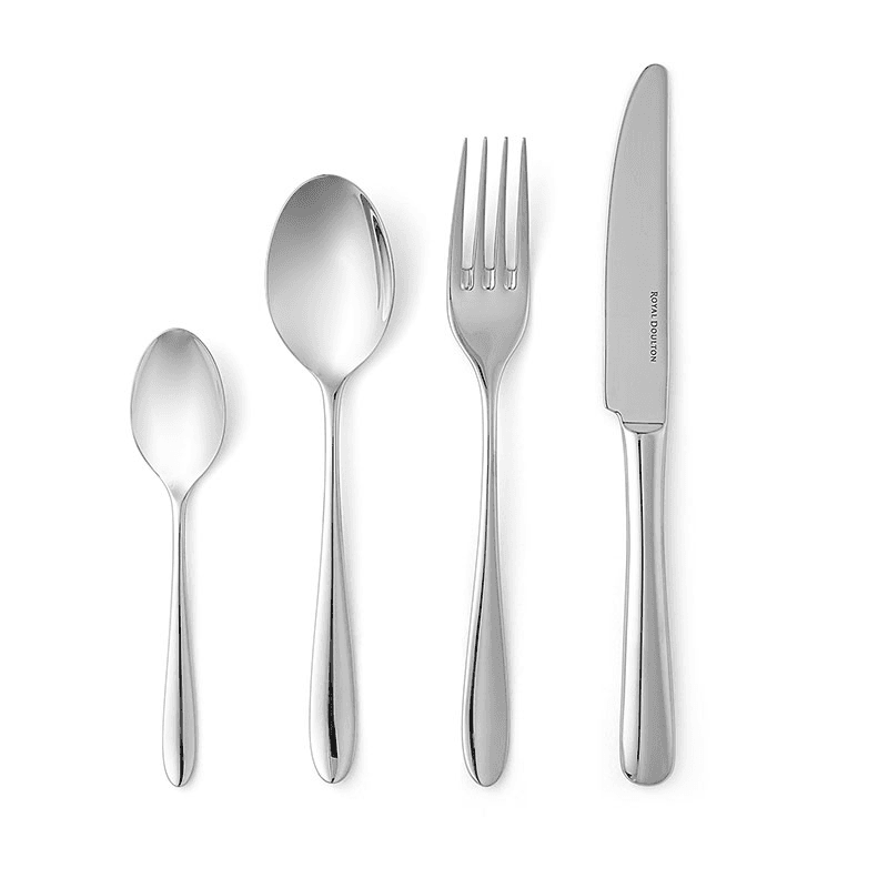 Royal Doulton Dinnerware Set, Silver
