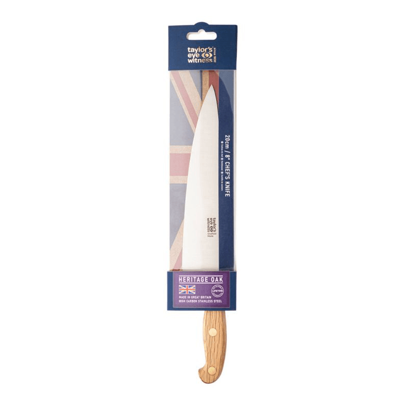 Heritage Oak Cooks Knife, 20cm