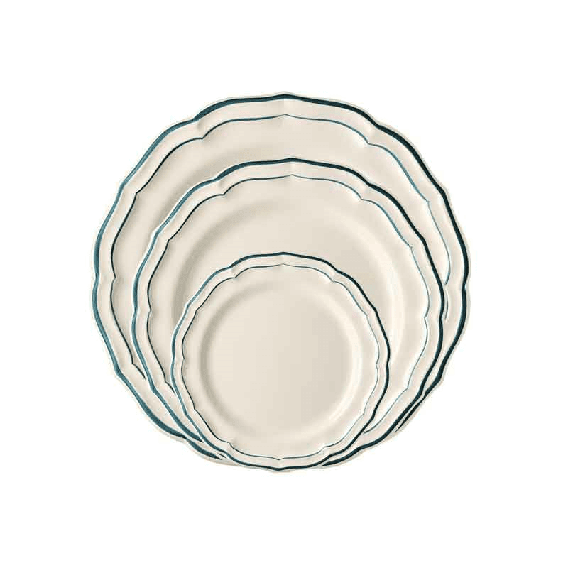 Dessert Plates, Filet Acapulco, 23cm, Set of 4