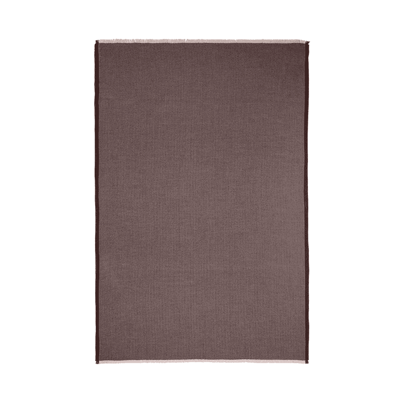 Herringbone Throw, H190cm x W130cm, Chocolate/Beige